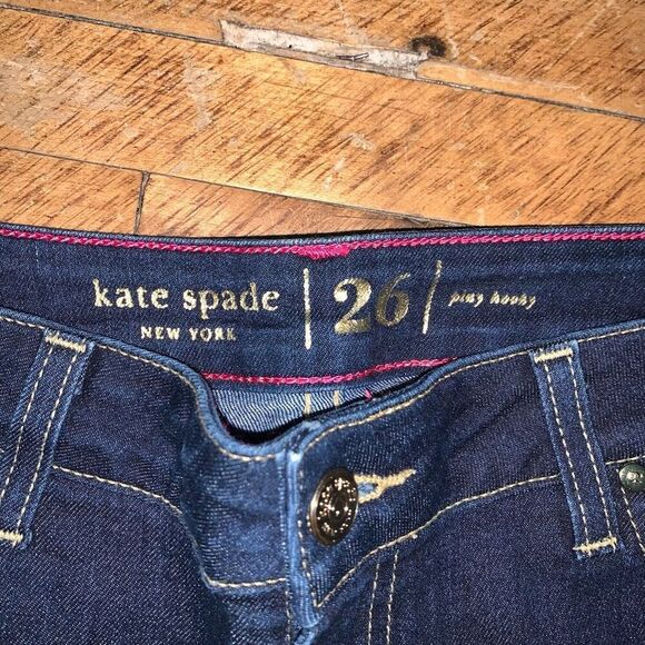Kate Spade Perry Street dark rinse 26 Playing Hooky jeans - Picture 5 of 7